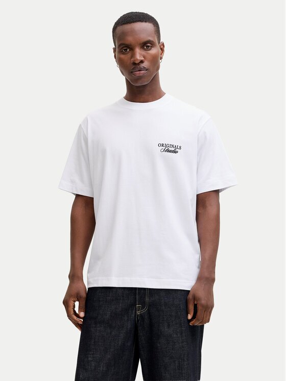 Jack & Jones Тишърт Norrebro Typo 12282898 Regular Fit