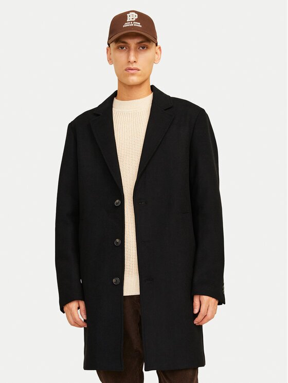 Jack & Jones Вълнено палто Harris 12263845 Regular Fit