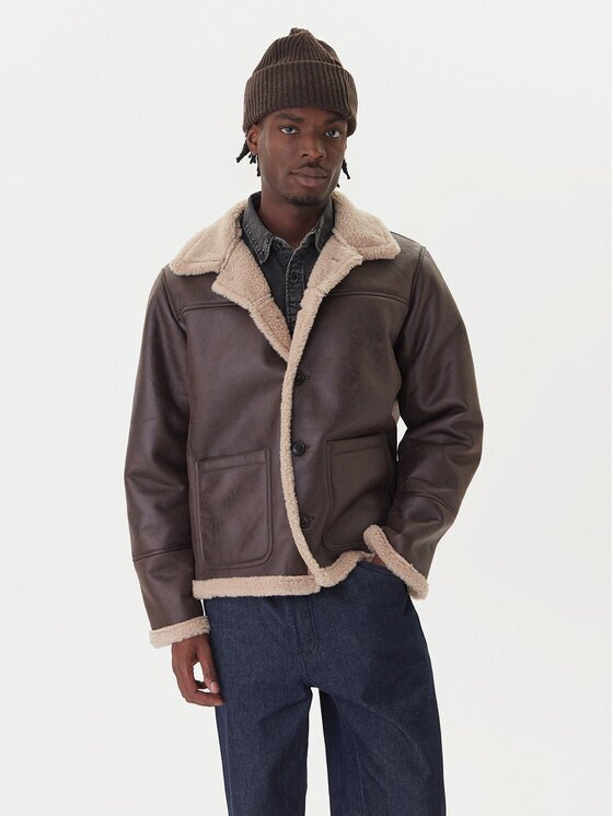 Jack & Jones Яке от имитация на кожа Cambridge 12282946 Regular Fit
