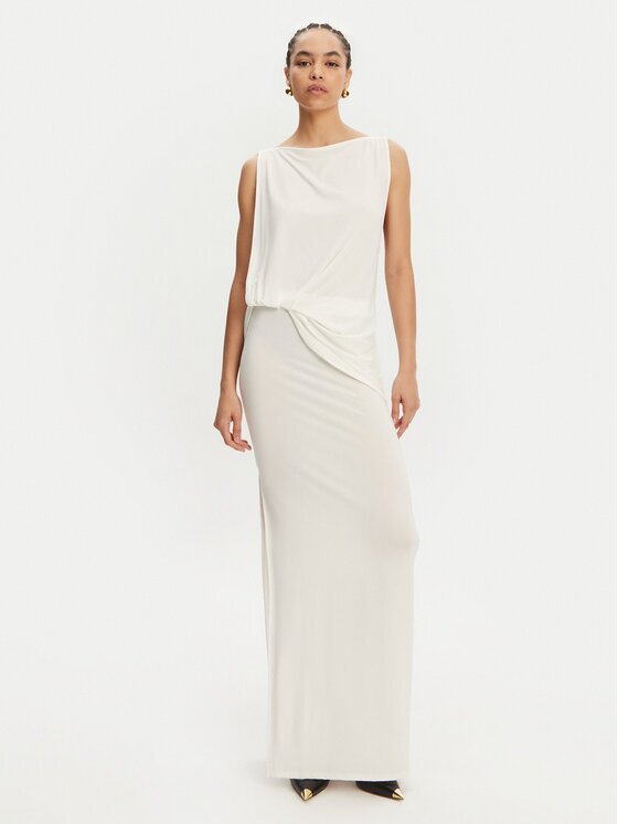 Jacquemus Официална рокля La Robe Peplo Longue 25E251DR2302381 100 Regular Fit
