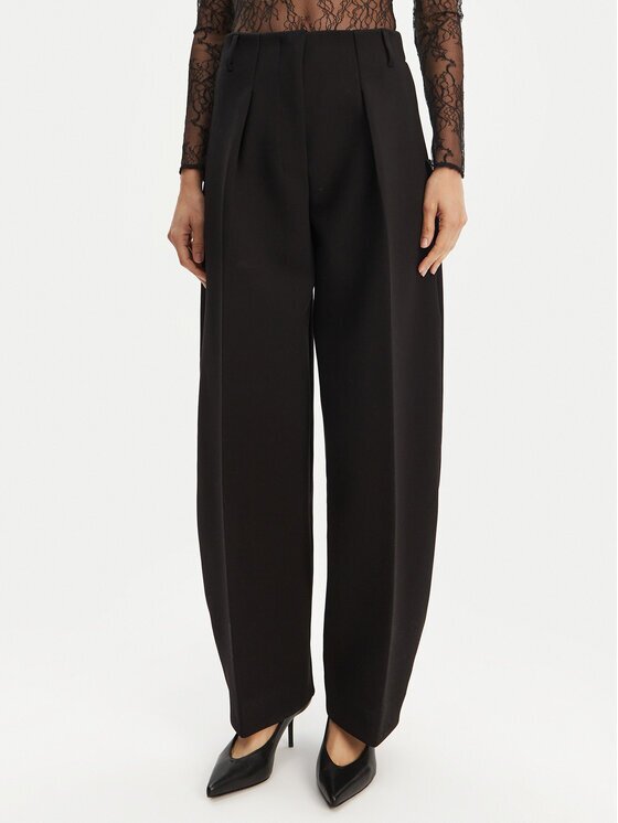 Jacquemus Текстилни панталони Le Pantalon Ovalo 24E241PA0791718 990 Regular Fit