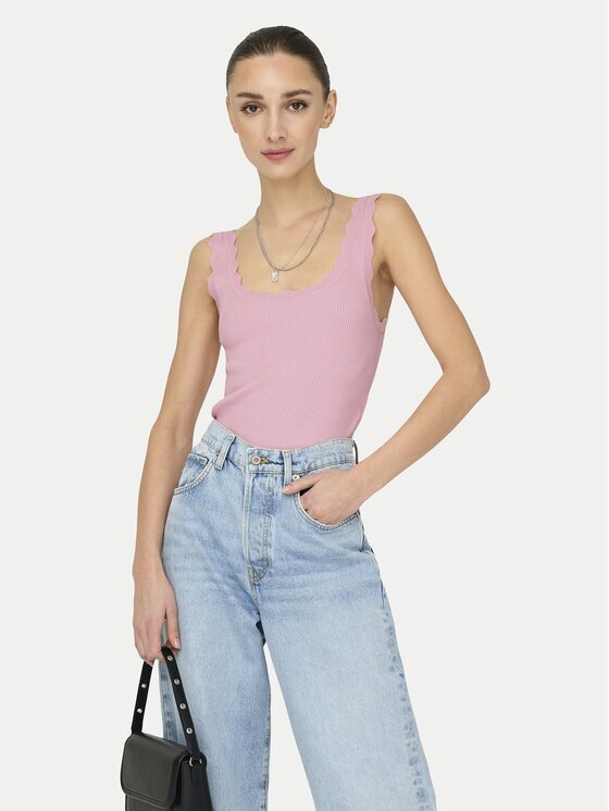 JDY топ Nanna 15290585 Slim Fit