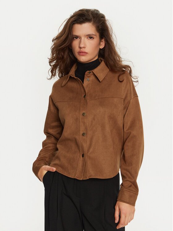 JDY Яке от имитация на кожа Sif 15347602 Regular Fit