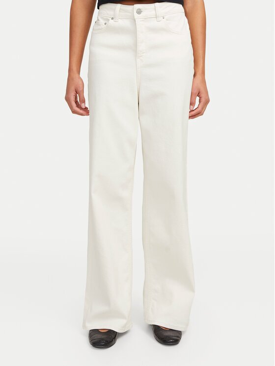 JJXX Дънки Tokyo 12269078 Екрю Wide Leg