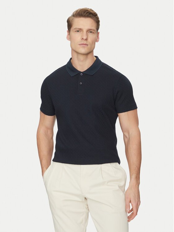 Joop! Тениска с яка и копчета 10018924 30044673 Regular Fit