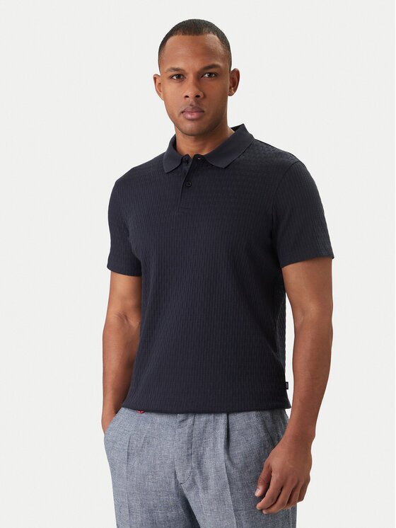 Joop! Тениска с яка и копчета Jorge 30101934 Slim Fit
