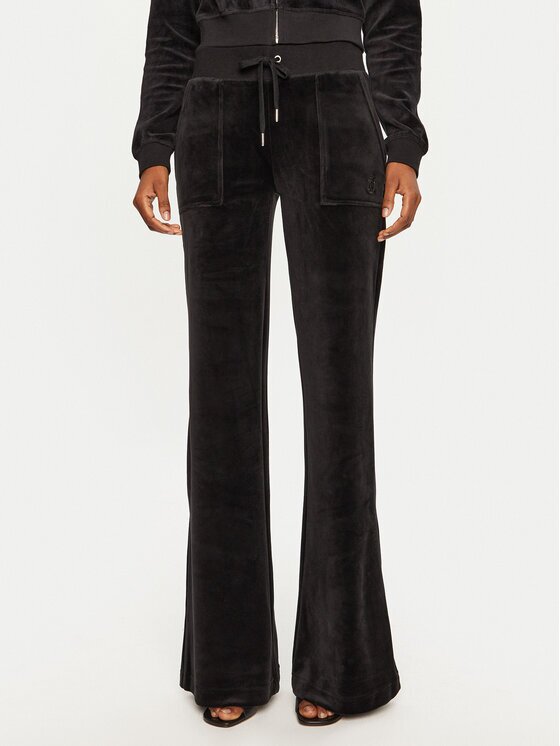 Juicy Couture Долнище анцуг Layla JCSEBJ001 Светлосиньо Flared Leg