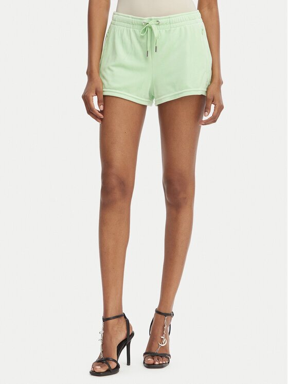Juicy Couture Спортни шорти Tamia JCWHS126305 Светлосиньо Regular Fit
