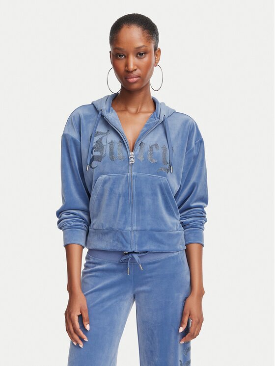 Juicy Couture Суитшърт Old Gothic JCWAS226333 Slim Fit