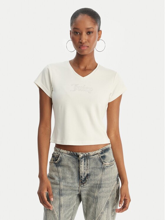 Juicy Couture Тишърт Capped JCWCT126318 Slim Fit