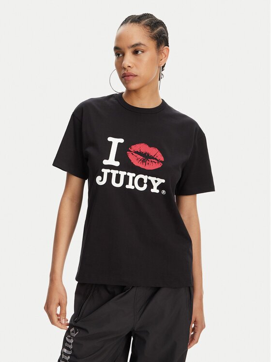 Juicy Couture Тишърт I Kiss JCWCT125348 Oversize