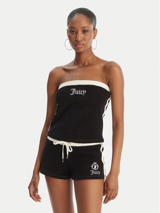 Juicy Couture топ Applique Terry JCWSC126314 Slim Fit