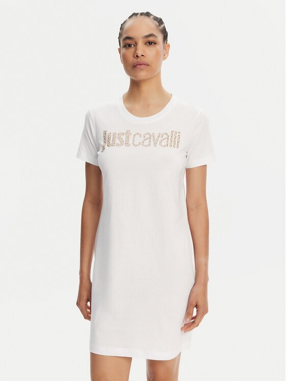 Just Cavalli Ежедневна рокля 78PAOE15 Regular Fit