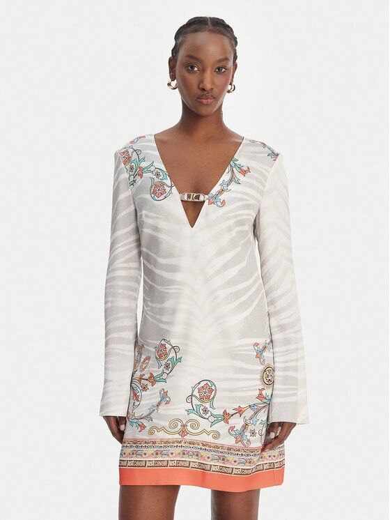 Just Cavalli Ежедневна рокля 80PAO948 NS846 Regular Fit
