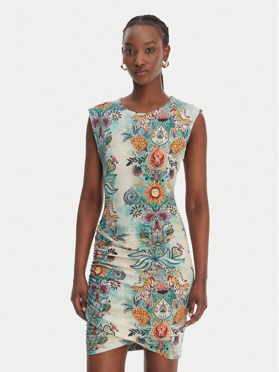 Just Cavalli Ежедневна рокля 80PAOE04 CJ112 Slim Fit