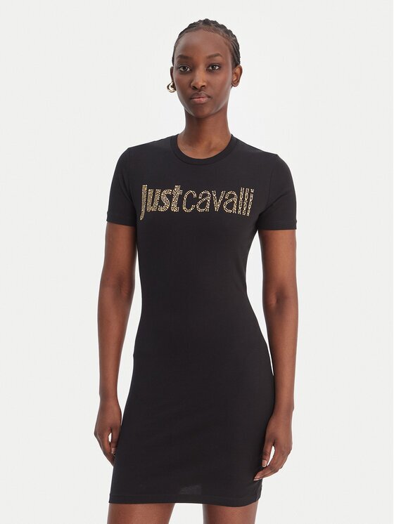 Just Cavalli Ежедневна рокля 80PAOE21 CJ112 Slim Fit