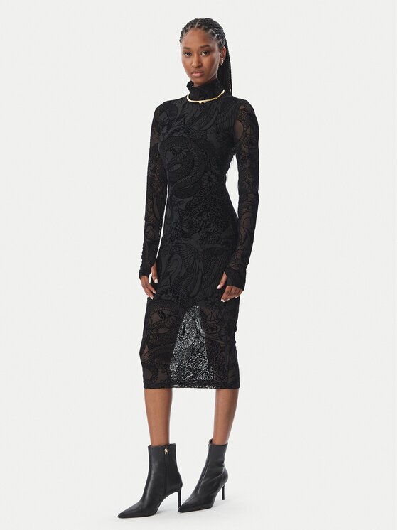 Just Cavalli Коктейлна рокля 81PAO909 JS569 Slim Fit