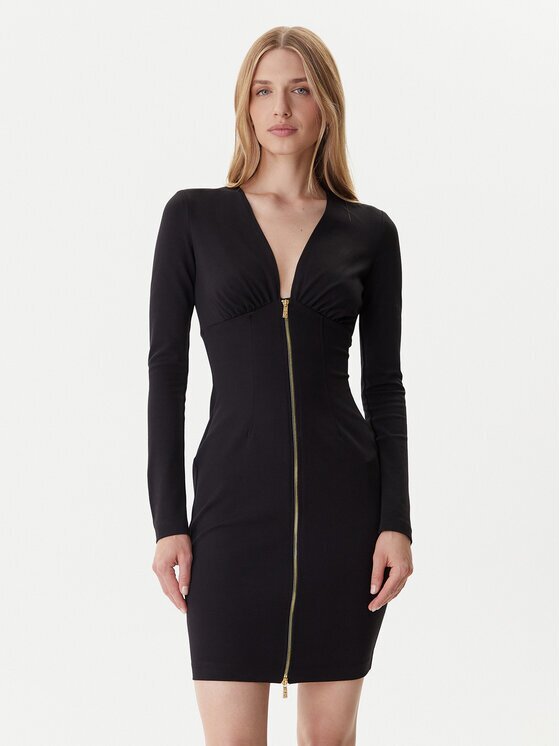 Just Cavalli Плетена рокля 79PAO937 J0092 Slim Fit