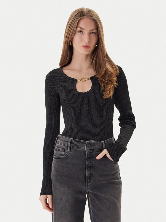 Just Cavalli Пуловер 79PAFM10 CMR04 Slim Fit