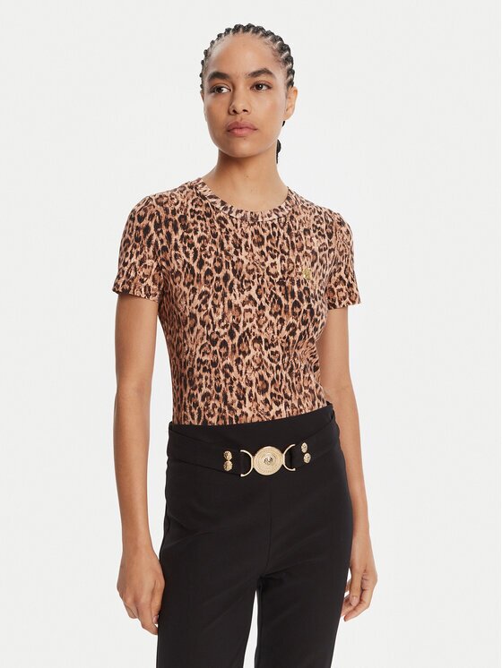 Just Cavalli Тишърт 79PAHE07 CJ112 Slim Fit