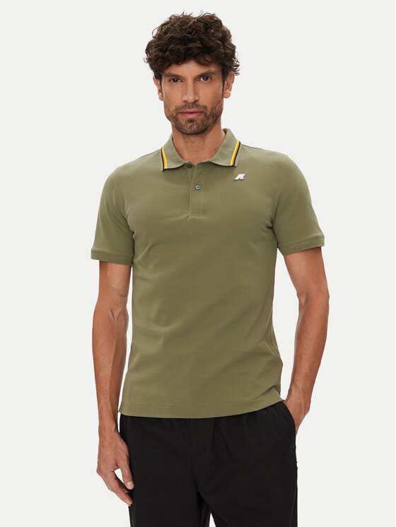 K-way Тениска с яка и копчета Jud K1125DW Regular Fit