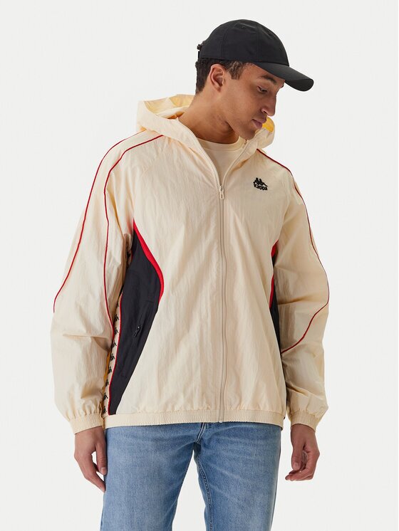 Kappa Ветровка Banda Silas 222 37222WW Екрю Comfort Fit