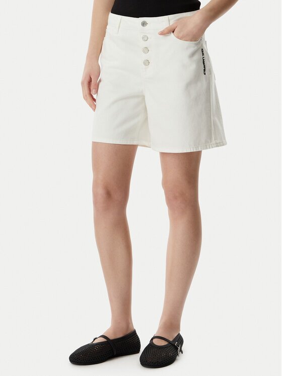 Karl Lagerfeld Дънкови шорти B2W10048 Loose Fit