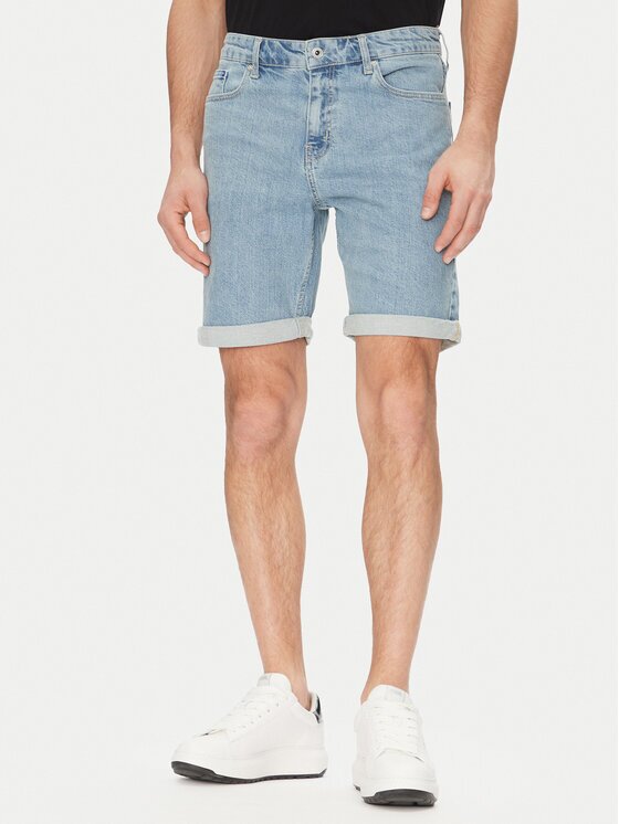 Karl Lagerfeld Jeans Дънкови шорти A2M10129 Slim Fit