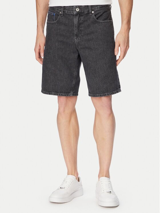 Karl Lagerfeld Jeans Дънкови шорти B2M10077 Straight Fit