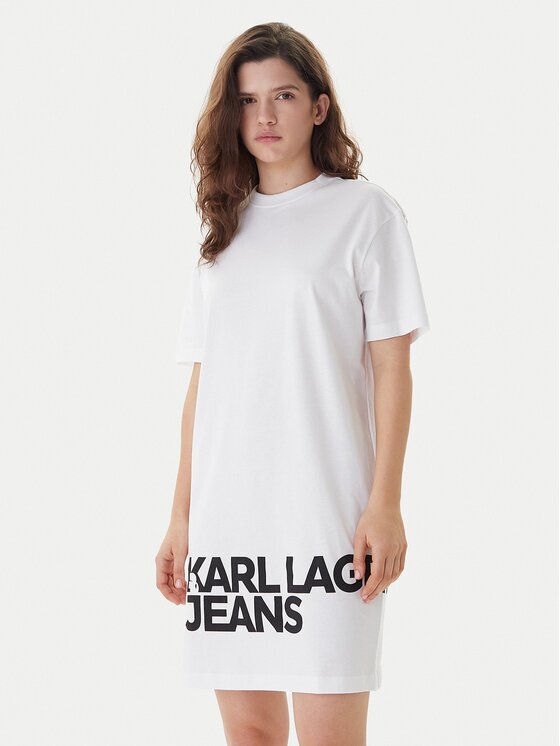 Karl Lagerfeld Jeans Ежедневна рокля B1W13054 Regular Fit