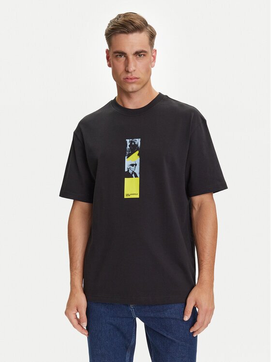 Karl Lagerfeld Jeans Тишърт A3M17036 Relaxed Fit