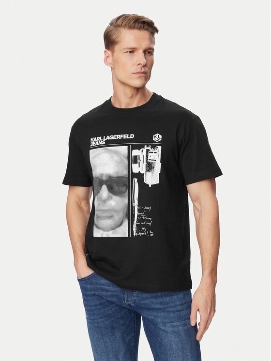 Karl Lagerfeld Jeans Тишърт B2M17067 Regular Fit