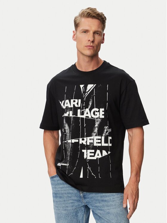 Karl Lagerfeld Jeans Тишърт B3M17034 Relaxed Fit