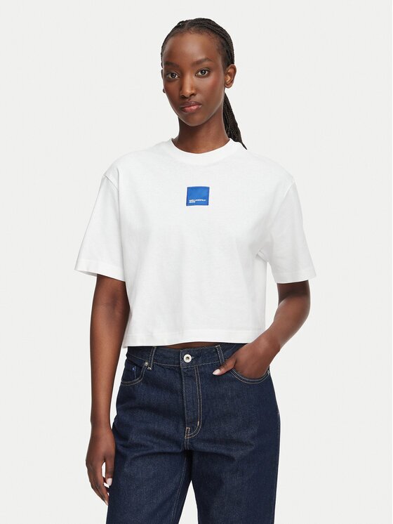 Karl Lagerfeld Jeans Тишърт B3W17022 Boxy Fit