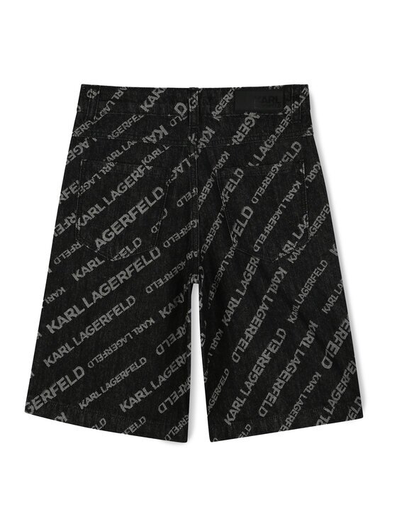 KARL LAGERFELD KIDS Дънкови шорти Z30415 S Regular Fit
