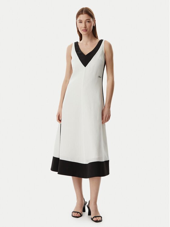 Karl Lagerfeld Лятна рокля B2W13026 Regular Fit