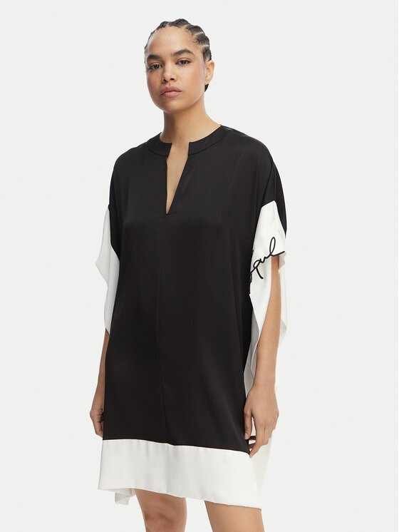 Karl Lagerfeld Плажна рокля B2W13016 Loose Fit