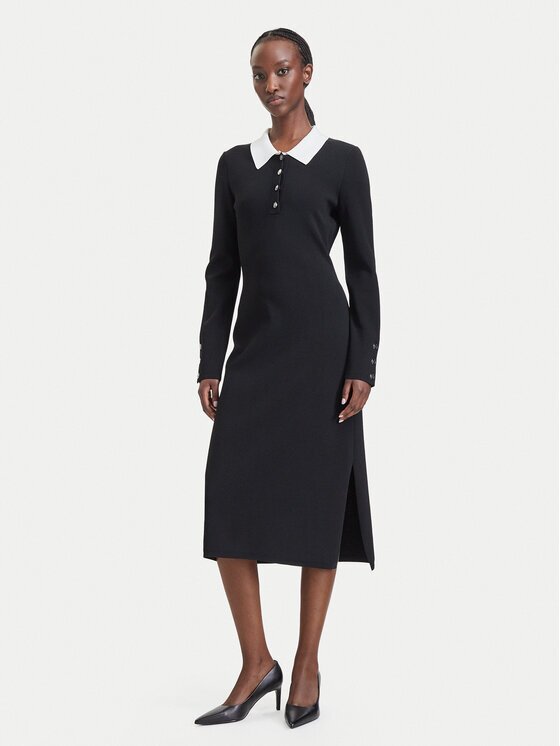 Karl Lagerfeld Плетена рокля B4W13054 Regular Fit
