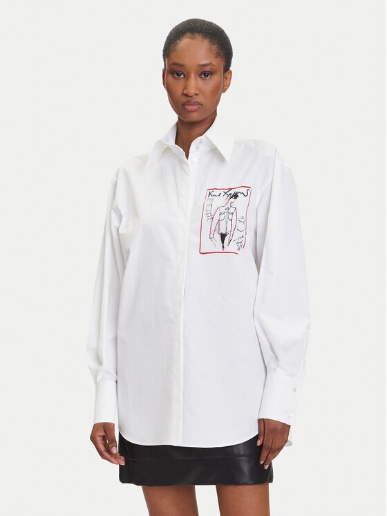 Karl Lagerfeld Риза A3W11040 Relaxed Fit