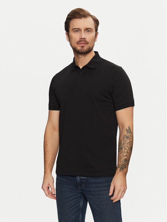 Karl Lagerfeld Тениска с яка и копчета 745085 551225 Regular Fit