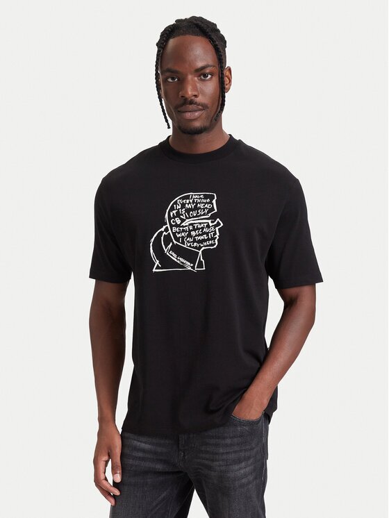 Karl Lagerfeld Тишърт 755151 564235 Loose Fit