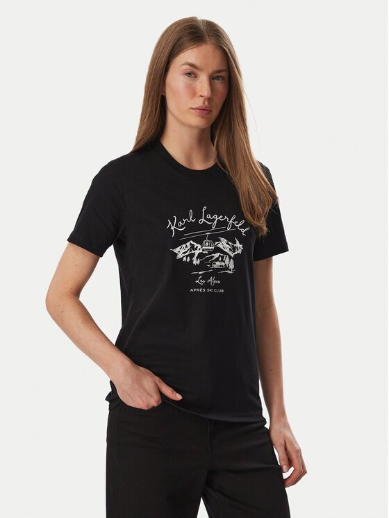 Karl Lagerfeld Тишърт Apres B4W17039 Regular Fit