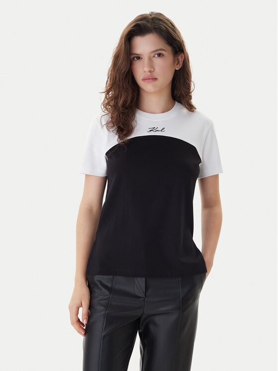 Karl Lagerfeld Тишърт B1W17008 Regular Fit