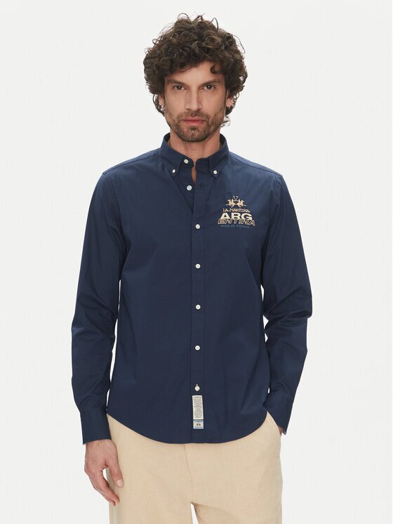 La Martina Риза Alfred MAC601 PP483 Regular Fit
