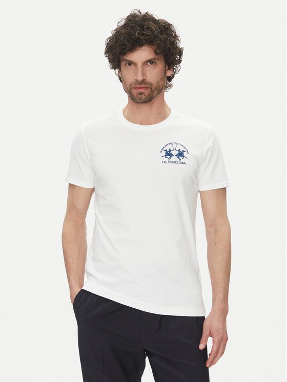 La Martina Тишърт Vernie MAR009 JS206 Regular Fit