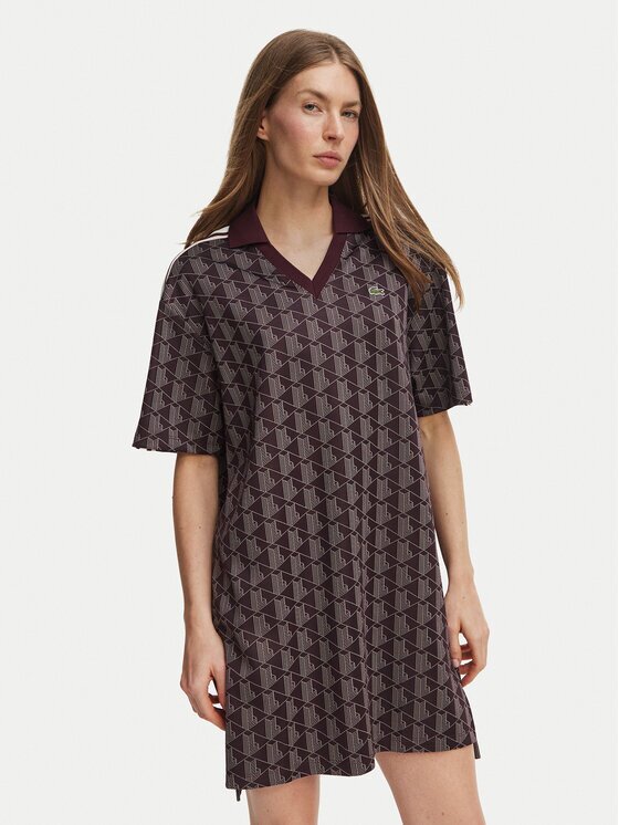 Lacoste Ежедневна рокля EF8309 Regular Fit