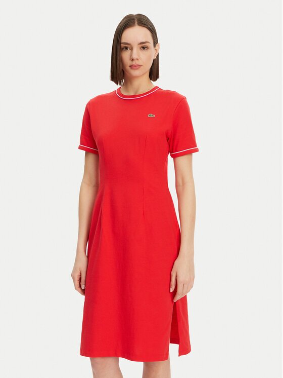 Lacoste Ежедневна рокля EF9988 Slim Fit