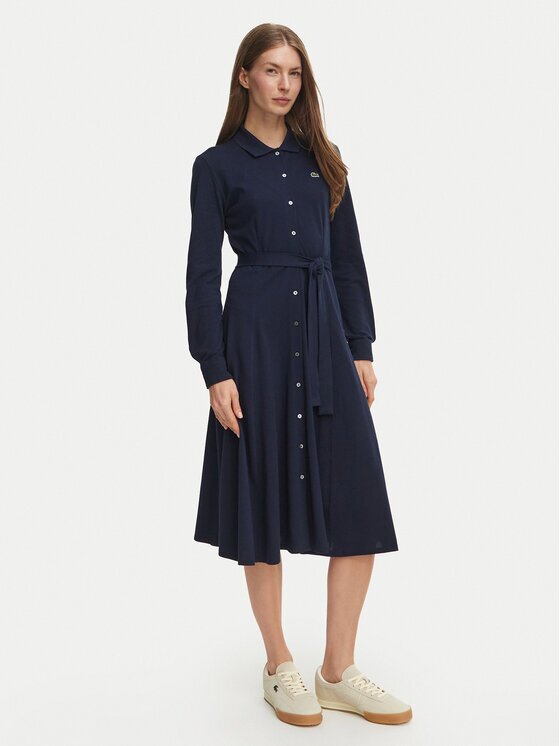 Lacoste Ежедневна рокля EF5299 Regular Fit