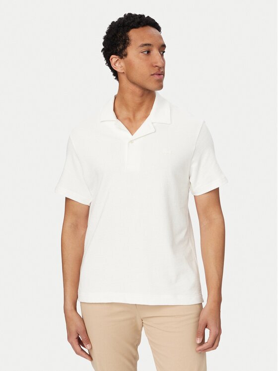 Lacoste Тениска с яка и копчета DH1969 Classic Fit