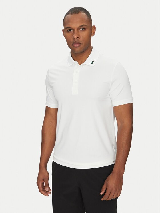 Lacoste Тениска с яка и копчета DH2341 Regular Fit